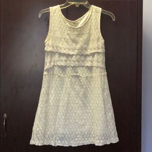 White lace dress